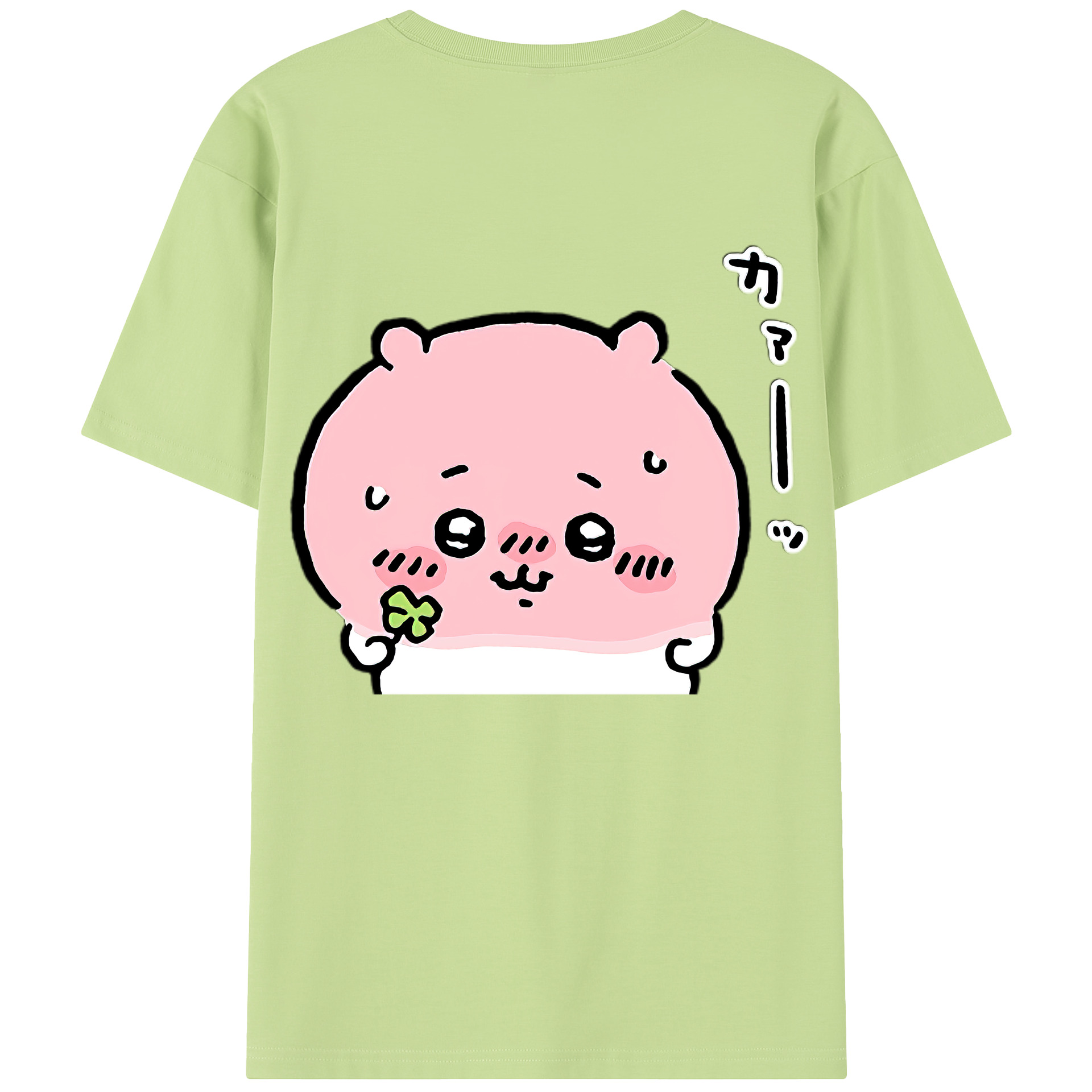 （画像用） ちいかわ ちいかわ Chii-kawa chiikawa 綿100％半袖Tシャツ（背面プリント）